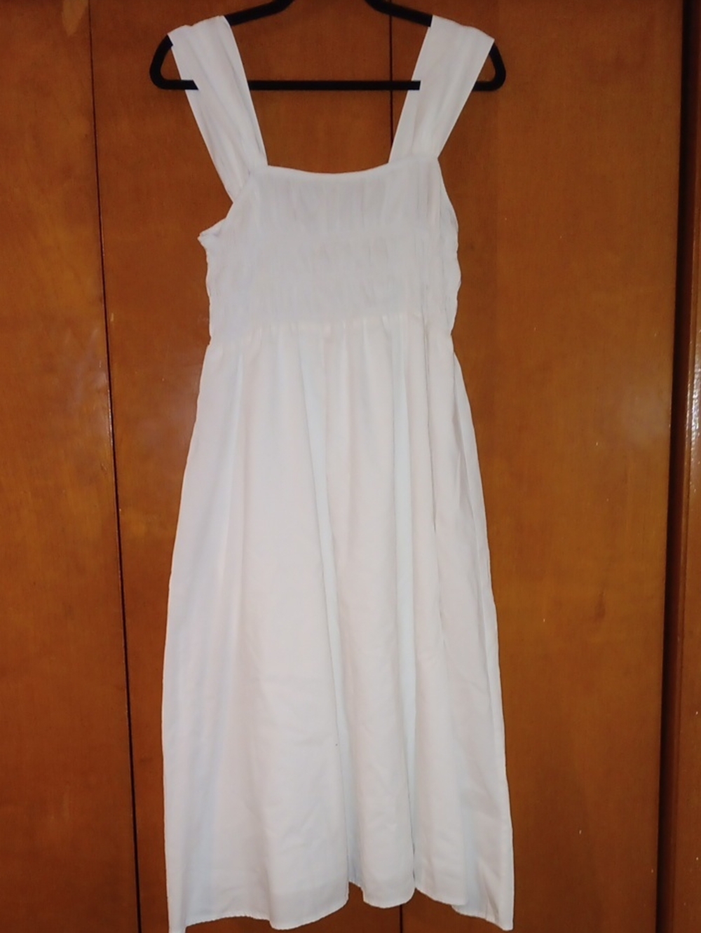 Nanette Lepore White Maxi Sundress with Wide Straps
